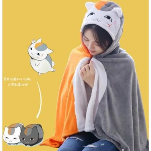 Anime Natsume Yujin-cho Cosplay Cloak Madara Natsume Reiko Cosplay Natsumes Book Of Friends Home Blanket Cloak Coat