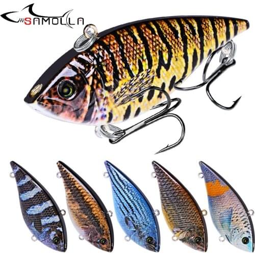 Vib Fishing Lure Weights 6.95cm/12g Lifelike Hard Bait Bass Fishing Tackle Bait Saltwater Lures Trout Isca Artificial Wobbler