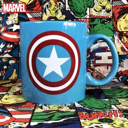 Disney Marvel Series Captain America Shield weapon Mug Ceramic water mug surrounding tidal distance relationship gift