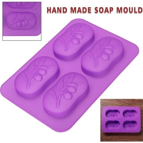 Olive Tree Silicone Molds Olive Tree Shape Silicone Sugar Cake Chocolate Molds Handmade Soap Mold Craft Decorating Tools