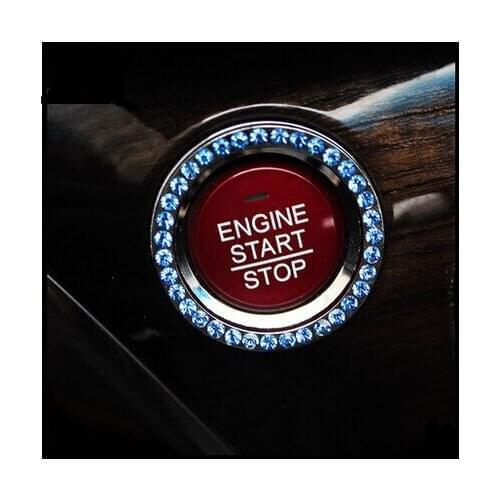 Car-styling Start Stop Button Ignition Key Ring For BMW all series 1 2 3 4 5 6 7 X E F-series E46 E90 X1 X3 X4 X5 X6 F07 F09 F10