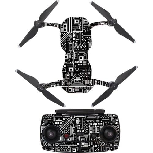 Cool Men Style Decal Skin Sticker For DJI Mavic Air Drone + Remote Controller + 3 Batteries Protection Film Cover A0307