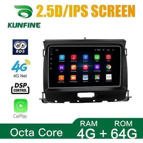 Octa Core Android 10.0 Car DVD GPS Navigation Multimedia Player Deckless Car Stereo for Ford Ranger 2016-2019 RadioWIFI