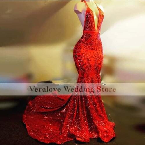 Womens Formal Mermaid Sequins Prom Dresses 2021 Halter Neck Evening Party Cocktail Evening Graduation Gown Robe De Princessa