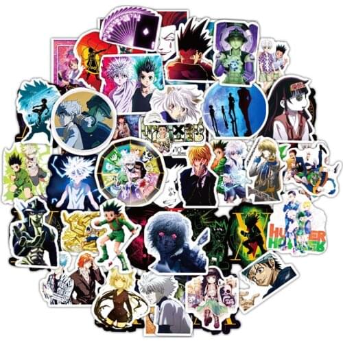 10/30/50pcs/pack HUNTER×HUNTER Japanese anime Stickers For Notebook Motorcycle Skateboard Computer Mobile Phone Cartoon Toy