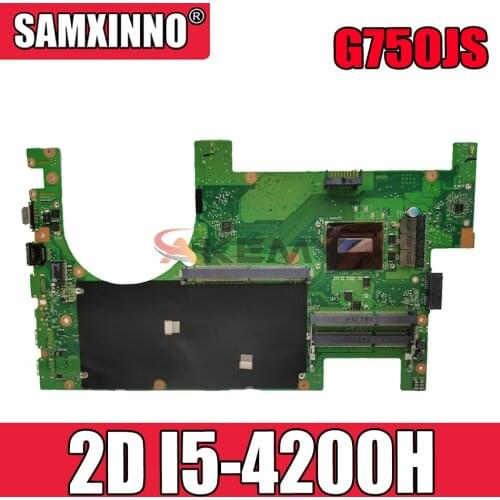 Akemy G750JS Laptop motherboard for ASUS ROG G750JS G750J original mainboard 2D I5-4200H