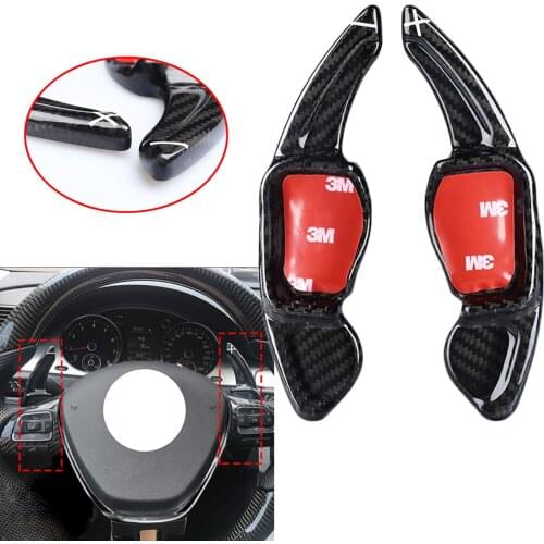 Accessories Fit For Volkswagen VW Golf6 R Tiguan Polo GTI Eos Scirocco Passat B7 DSG Shift Paddle Shifter Steering Wheel