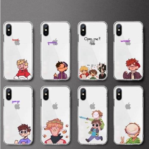 Dream Smp japanese manga anime Phone Case Transparent soft For iphone 5 5s 5c se 6 6s 7 8 11 12 plus mini x xs xr pro max