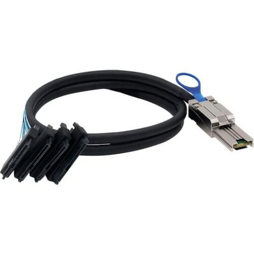 Mini SAS 8088 Turn 4SFF-8482 29+15P All-in-one Array Card SATA Hard Disk Data Cable