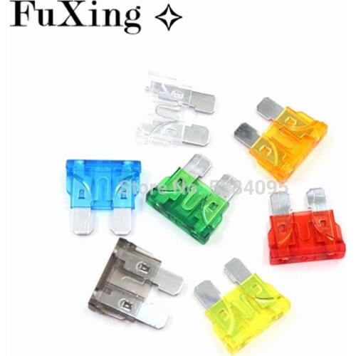 10PCS Auto Medium Car Truck Standard Blade Fuse 1A 2A 3A 5A 7.5 A 10A 15A 20A 25A 30A Car Boat Truck SUV Automotive Replacement
