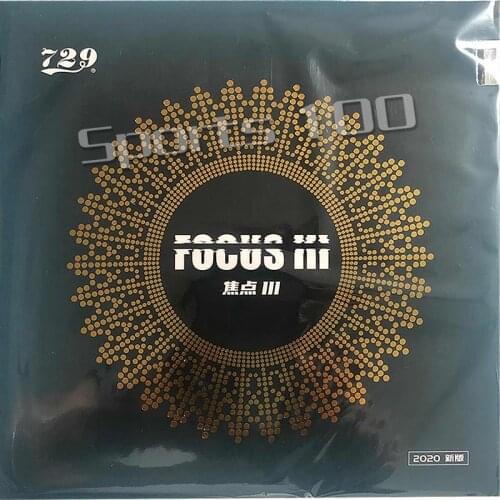 RITC 729 Friendship FOCUS III Snipe Attack and Loop Pimples In Table Tennis PingPong Rubber With Sponge 2.1mm