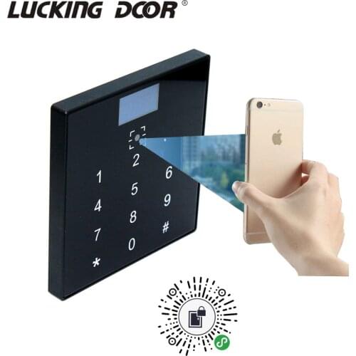 Qr Code Access Reader Access Control Reader 13.56Mhz IC Card Reader RS232 RS485 Wiegand 26 34 TTL 20000 User Wechat Free SDK