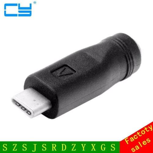 USB 3.1 Type C USB-C to DC 5.5 2.1mm Power Jack Extension Charge Adapter Connector Adaptor for New Macbook & Cell Phone