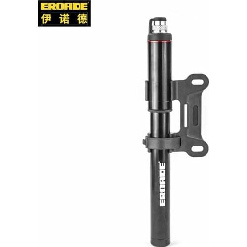 Tire High Pressure Air Pump Automobile Ball Mini Inflatable Inflator Bike Accessories Aluminum Alloy Anti-Slip Barometer