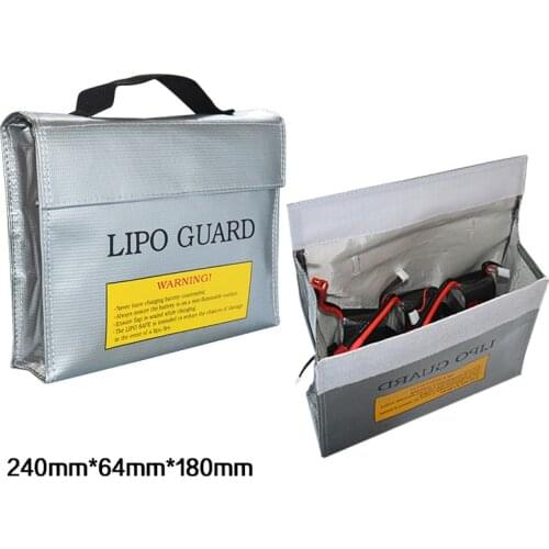 LiPo Li-Po Battery RC Parts Fireproof Safety Guard Safe Bag 240*64*180MM RC Parts Drone accessories