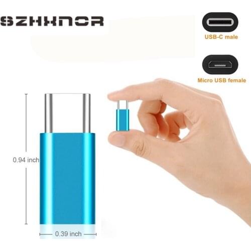 Micro USB Female to Type C Male Adapter charger for Samsung Galaxy S10 S10e S10+ Note 9 8 A3 A5 A7 2017 A320F A520F A720F C5 Pro