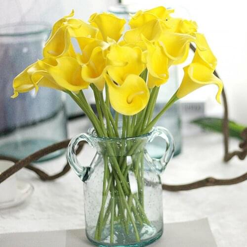 1 Bouquet Artificial Callalily Flower Arrangement Wedding Party DIY Home Decor