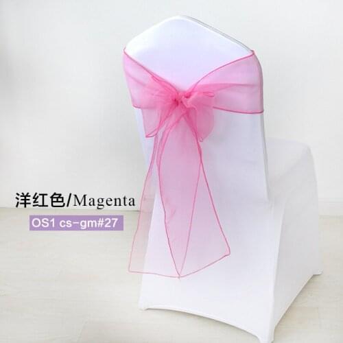 150Pcs/set High Quality Organza Wedding Chair Knot Chairs Sashes Bow Cover For Wedding Banquet Party Decoration Free Shipping