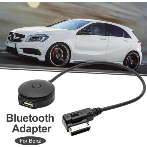30cm Car USB AUX MMI Music Adapter AUX Bluetooth Cable Plug-and-play Wireless Music Adapter Audio Cable Media Interface For Benz