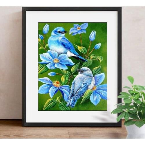 5D DIY Diamond Painting Full Display Bird Diamond Embroidery Full Square Mosaic Picture Of Rhinestones Home Decor Gift