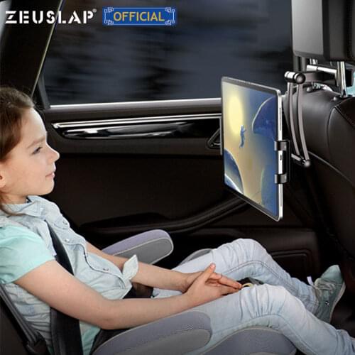 Tablet Monitor Car Holder Stand Car Rear Pillow For Ipad with Universal 360 Rotation Bracket Back Seat Car Mount Handrest PC