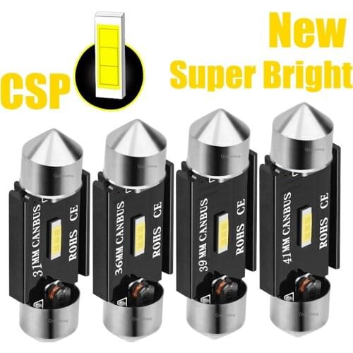 Car LED ceiling light license plate light compartment interior light double point light 1860 bright constant current decoding