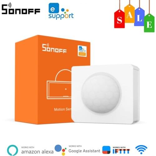 SONOFF SNZB-03 ZigBee Motion Sensor Human Body Movement Motion PIR Sensor Via Ewelink Remote Control Work With Alexa Google Home