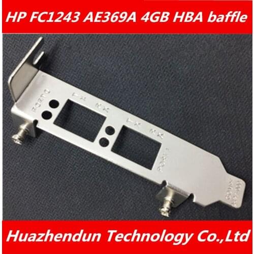 HP FC1243 AE369A fiber card 4GB HBA 2U half-height bezel short block baffle 10pcs free shipping