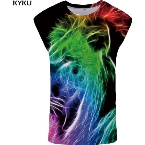 KYKU Brand Color Tank Top Men Funny Singlet Street Mens Bodybuilding Punk Ftness Clothing Stringer Undershirt Sleeveless Shirt