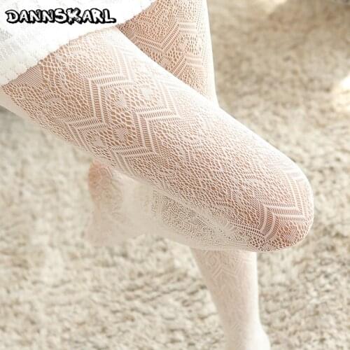 Summer Women Fishnet Tights Love Wave Sexy Female Pantyhose Stockings Hollow Out Silk Stockings For Girl Woman Collant Hosiery