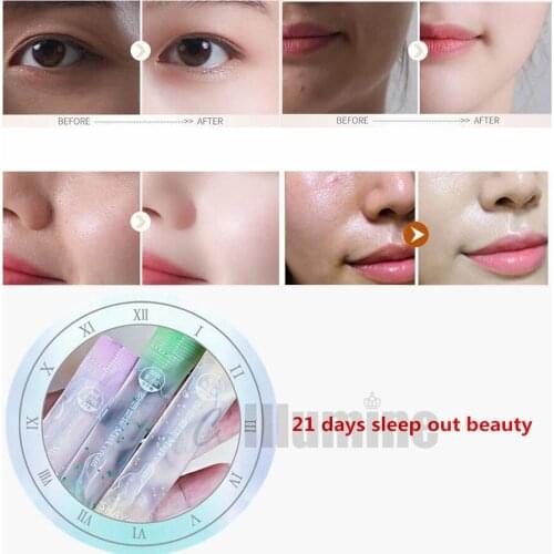Lyophilized Powder Wrinkle Free Whitening Essence No Wash Sleeping Mask Water Supplement Night Moisturizing Jelly Mask Sheet