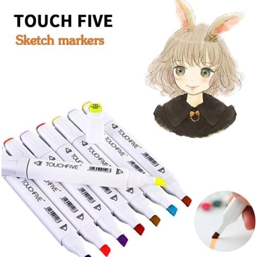 Sketching markers Art Marker White Acrylic Alcohol Sketch Markers brush Pen For Artist Drawing Manga Design Dual Head designer