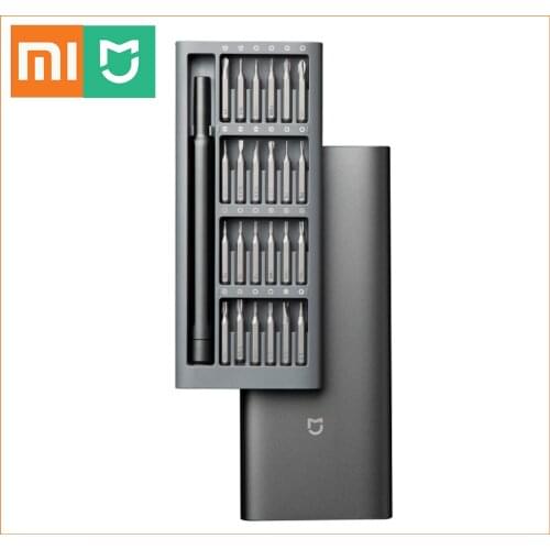 Xiaomi Mijia 24 in 1 Precision Screwdriver Kit Magnetic Bits Alluminum Box DIY Screw Driver Set Repair Tools mart Home Set