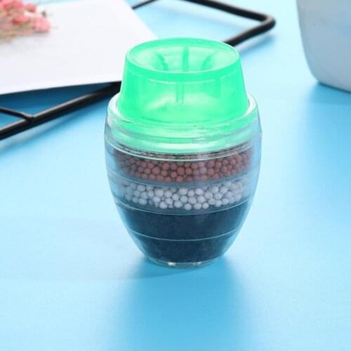 1Pc Mini Kitchen Carbon Faucet Tap Water Purifier Anti-Splash Water Saving Tap Nozzle Head Filter Water Clean Home Accessories