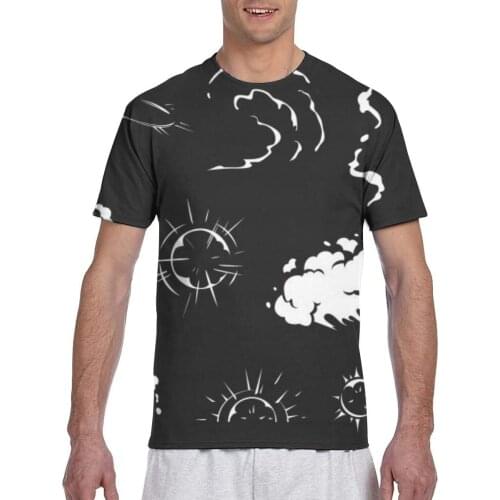 New Arrive Popular Comic Smoke Tshirt Men t-shirt Harajuku Style T shirt Summer Tops