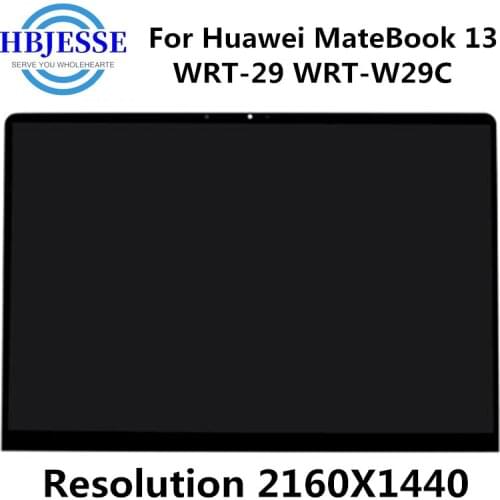 New 13-inch notebook for For Huawei MateBook 13 WRT-29 WRT-W29C 2K LCD display assembly 2160x1440 resolution
