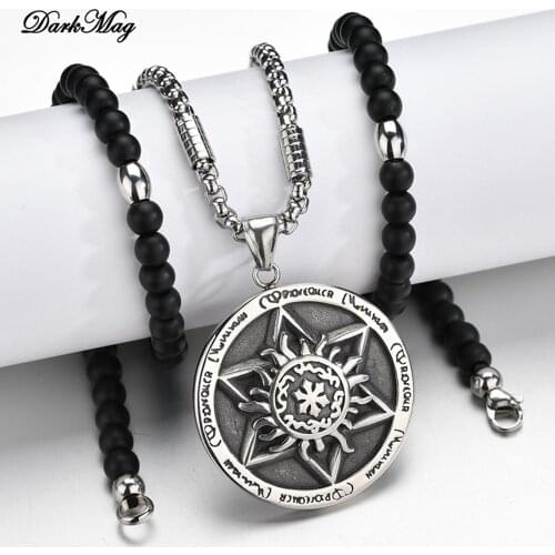 DarkMag Jewish Magen Star of David Necklace Men/Women Bat Mitzvah Gift Israel Judaica Hebrew Jewelry Hanukkah Pendant