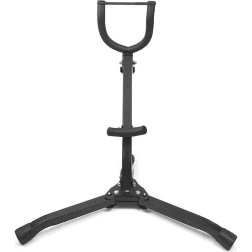 Alto Tenor Saxophone Stand Display Instrument Accessories Metal Material Triangle Base Design Folding Portable Adjustable
