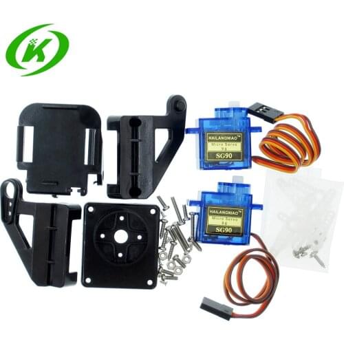 PT Pan/Tilt for Aircraft 1pcs FPV dedicated nylon PTZ + 2pcs 9G servos SG90