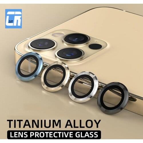 Luxury Color Camera Protector for IPhone 11 12 Pro Max Lens Tempered Glass on iPhone 11 Pro 12 Mini Metal Ring Protective Glass