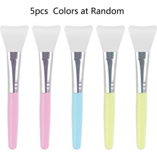5 Pcs Silicone Cleaning Mixing Brush UV Resin Cleaning Mold Tools Jewelry Making Tools Colors Random