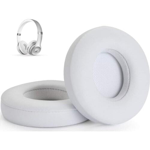 Replacement Earpad Cover, Ear Cushion Pads Compatible with Solo 2.0 3.0 Wireless On Ear Headphpnes 1 Pair