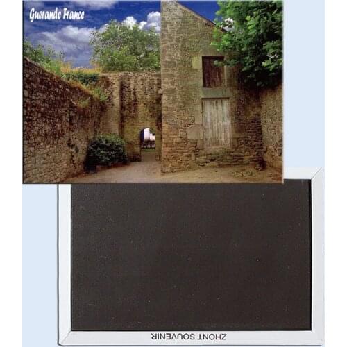 DOT Scenery 04 Guerande France, Magnetic refrigerator stickers, tourist souvenirs, small gifts 24779