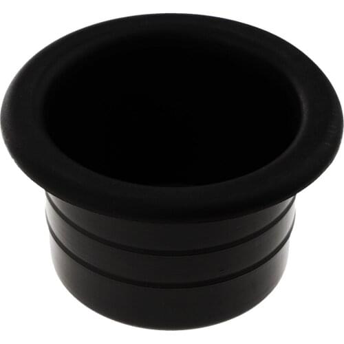 Universal Black Plastic Cup Drink Can Holder 100mm Dia for Boat Marine RV