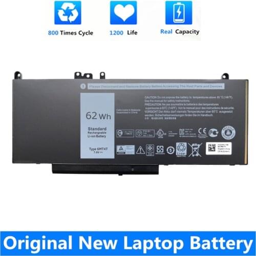 CSMHY 6MT4T Laptop Battery For Dell Latitude Precision 14 15 5470 E5470 5570 E5570 3510 M3510 Series 7V69Y TXF9M 79VRK 62Wh