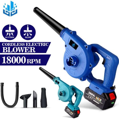 Cordless Electric Air Blower Suction and Blow 2-in-1 Handheld Home Dust/Blowing Leaf Power Blower Tool For Makita 18V Battery