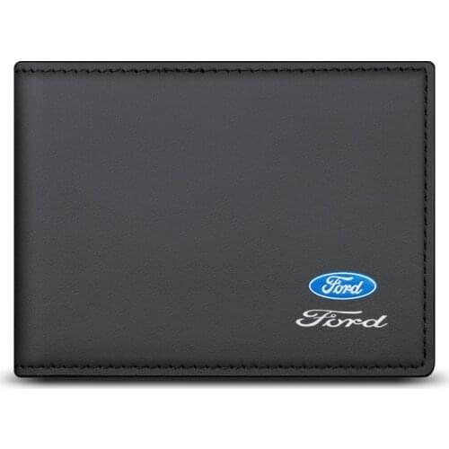 Genuine Leather Drivers License Motor Vehicle Driving For Ford Cover Credit Id Card Holder Wallet Tarjetero Car Accessories