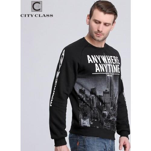 Мужские толстовки с принтом City Class China At AliExpress