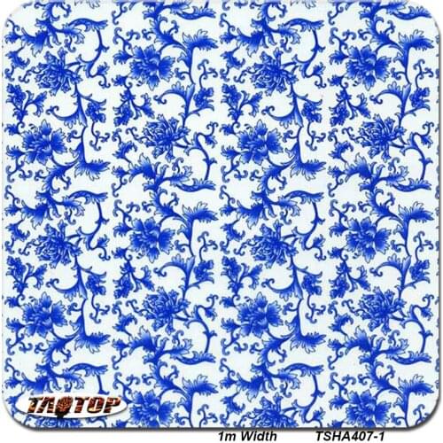 1m 50Sq TSHA407-1 Flower Hydro Transfer Film Water Printing Film Water Transfer Printing Film