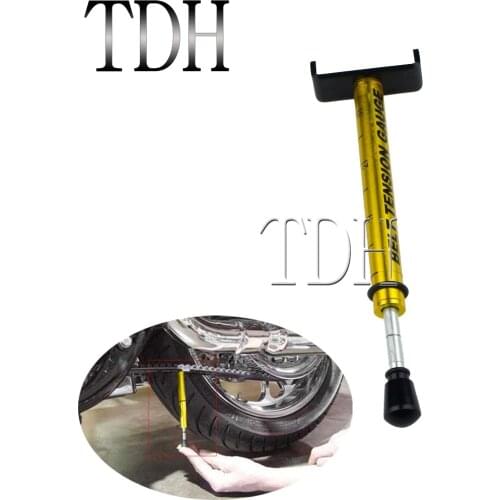 Motorcycle Tool Belt Tension Gauge for Harley Touring Sportster Dyna Fat Boy Street Bob Softail Tensioner w/ 10-lb Belt Drive